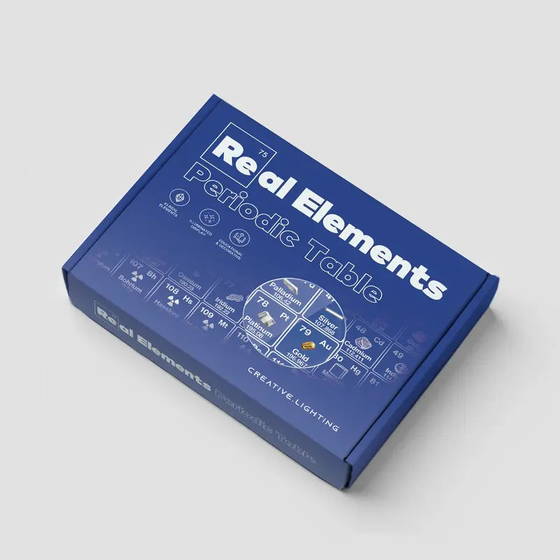Kinetic | Illuminated Periodic Table Display with Real Elements