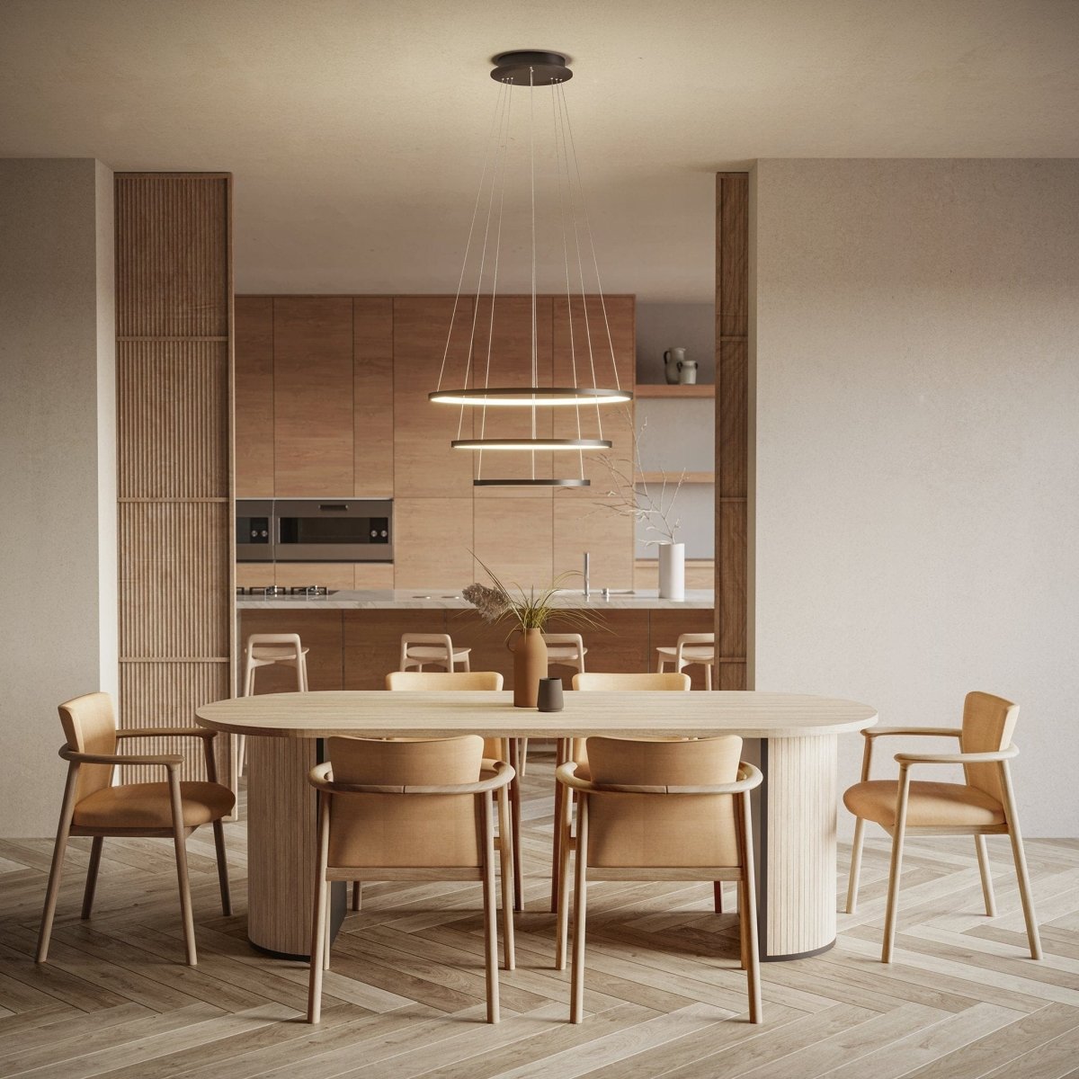 Reed | LED Pendant Light with Adjustable Rings