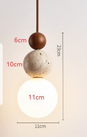 Tellara | Natural Sphere Pendant Light