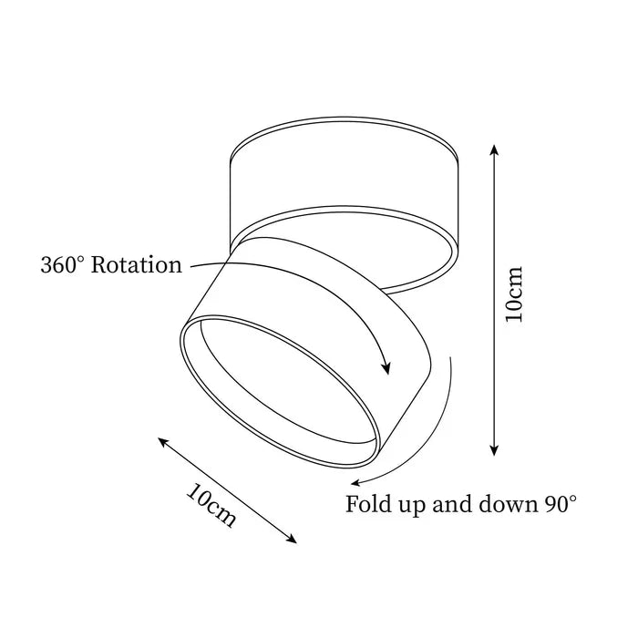 Rotelle | Adjustable LED Ceiling Spotlight