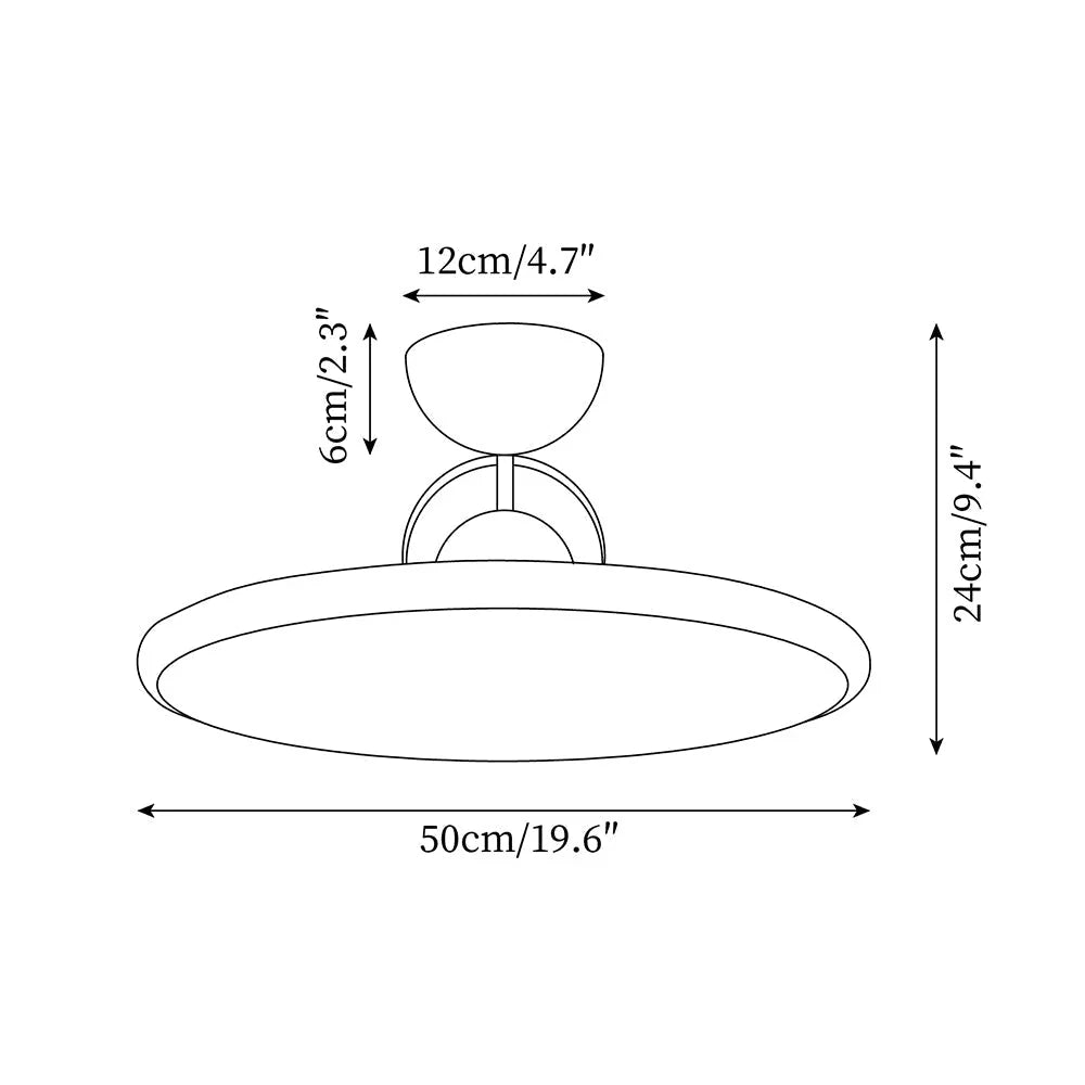 Loresby | Modern Ceiling Light with Integrated LED