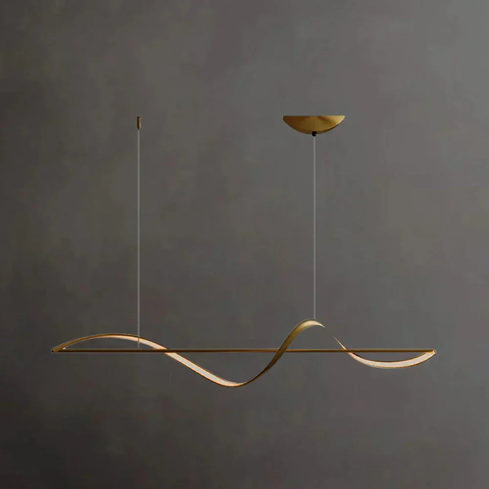 Caedmon | Integrated LED Wave Pendant Light