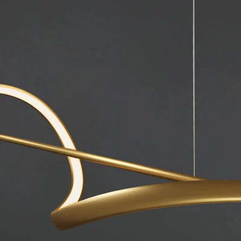 Caedmon | Integrated LED Wave Pendant Light