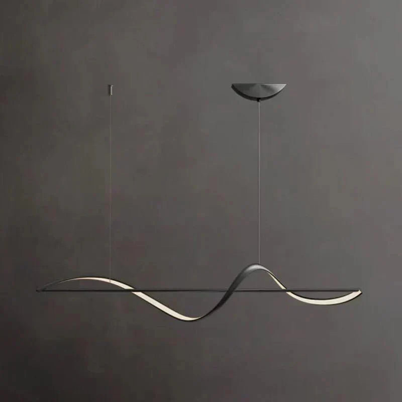 Caedmon | Integrated LED Wave Pendant Light