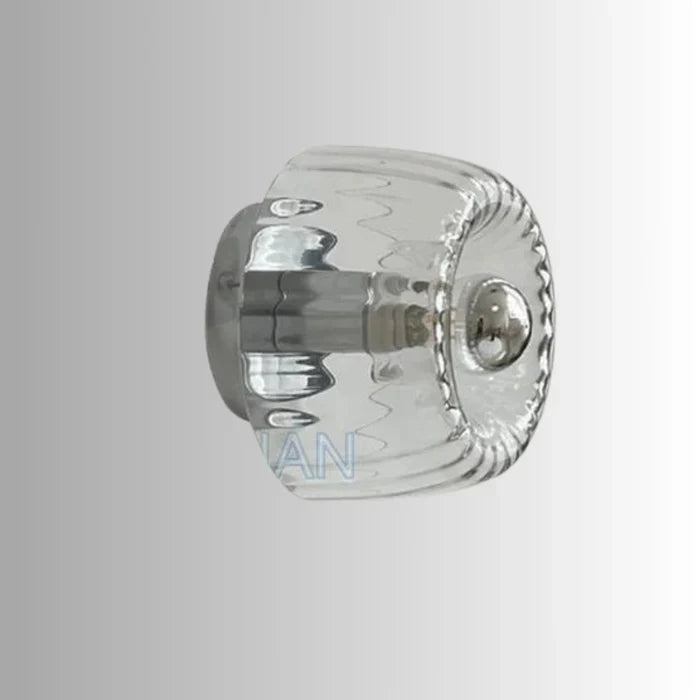 Cadenza | Ribbed Glass Ceiling Light Fixture