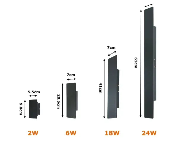 Kenway | Outdoor LED Wall Light with Up/Down Beam