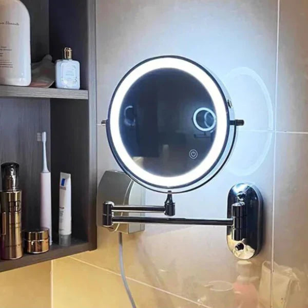 Luminesce | LED Magnifying Wall Mirror with Touch Control
