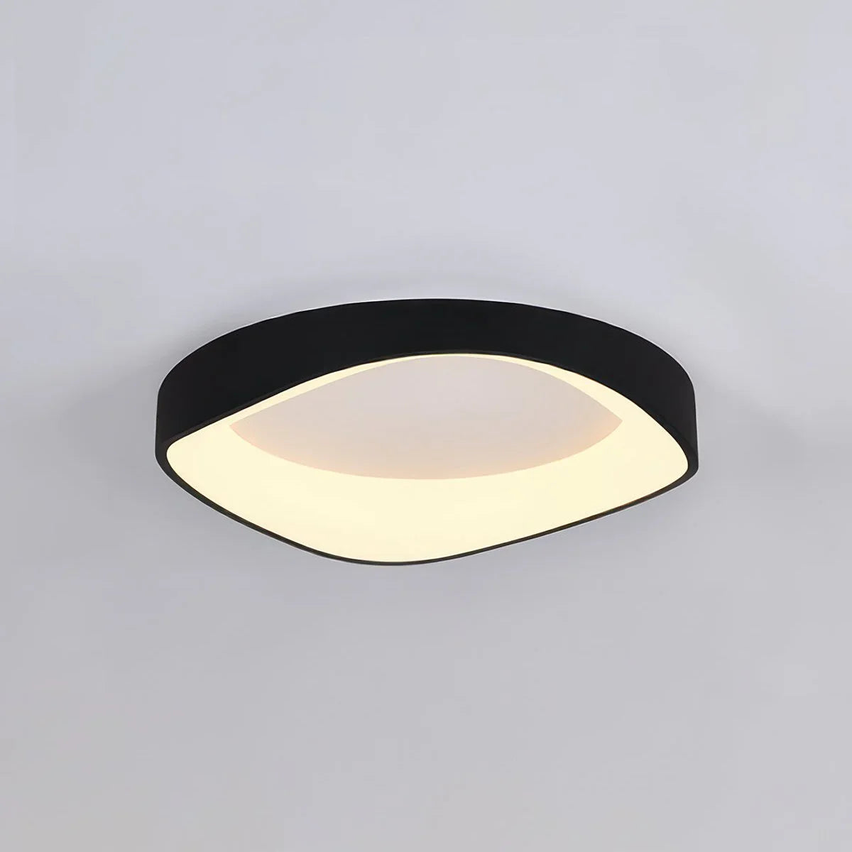 Foxwell | Scandinavian Flush Mount Ceiling Light with Wood Finish