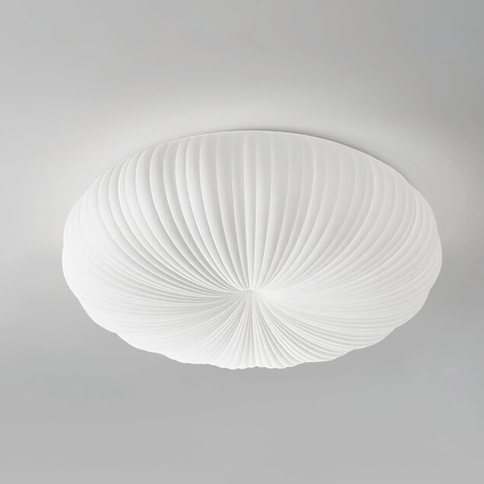 Valoria | Shell-Inspired Pleated Ceiling Light