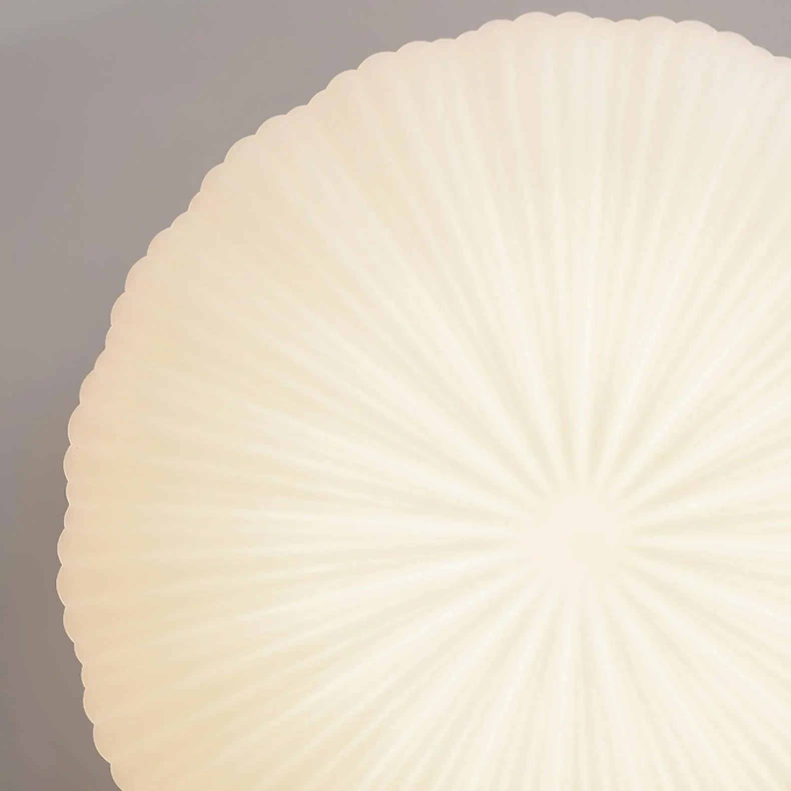 Valoria | Shell-Inspired Pleated Ceiling Light