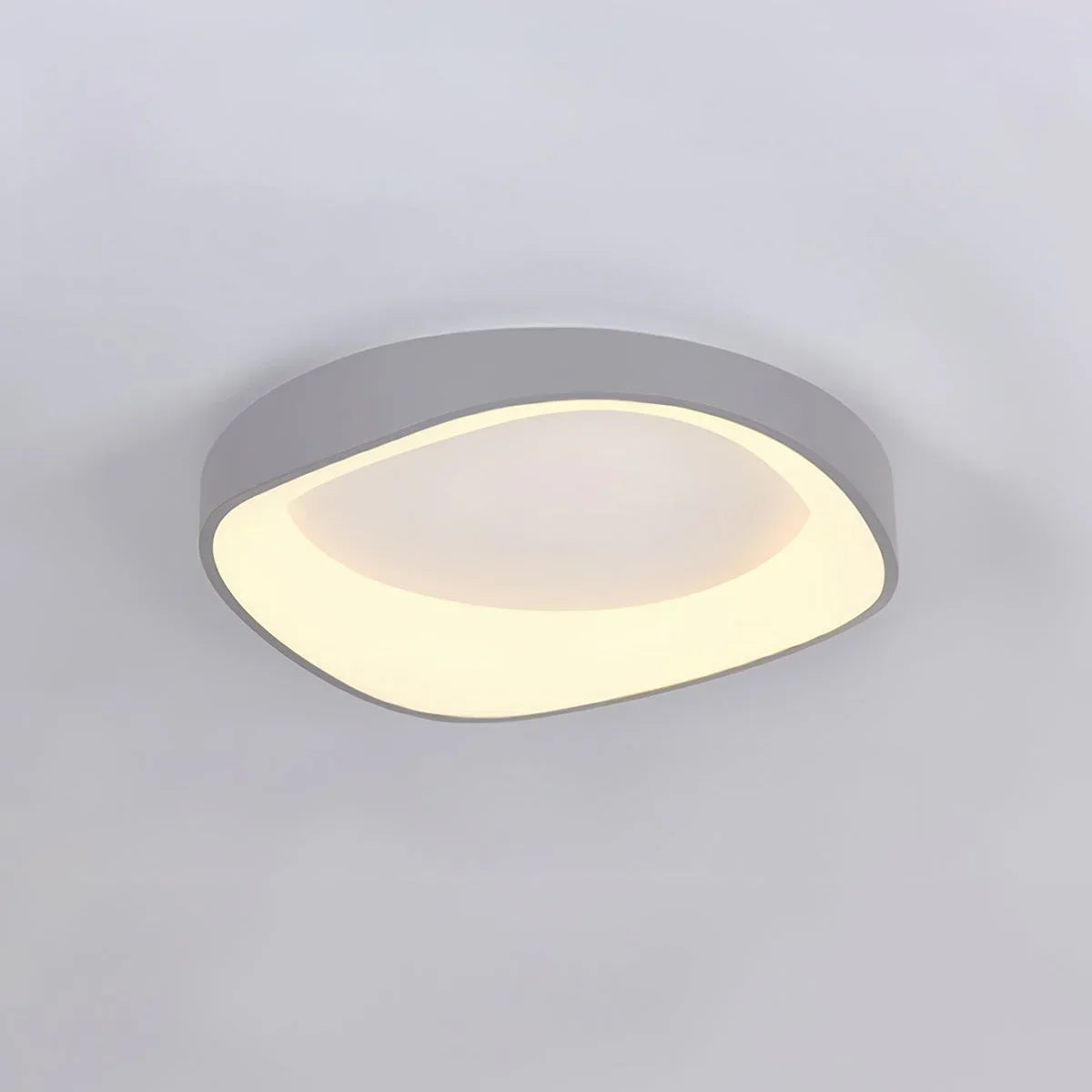 Foxwell | Scandinavian Flush Mount Ceiling Light with Wood Finish