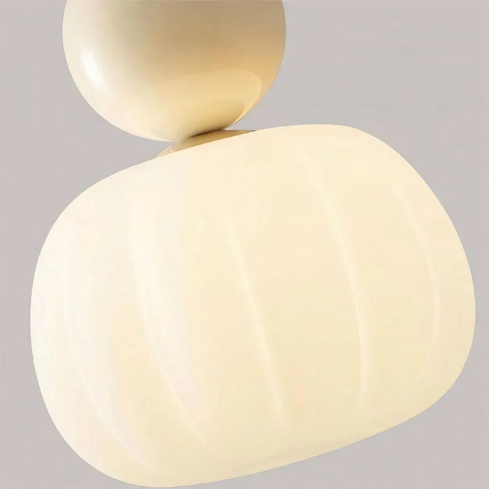 Pommeline | Glass Globe Pendant Light with Decorative Sphere