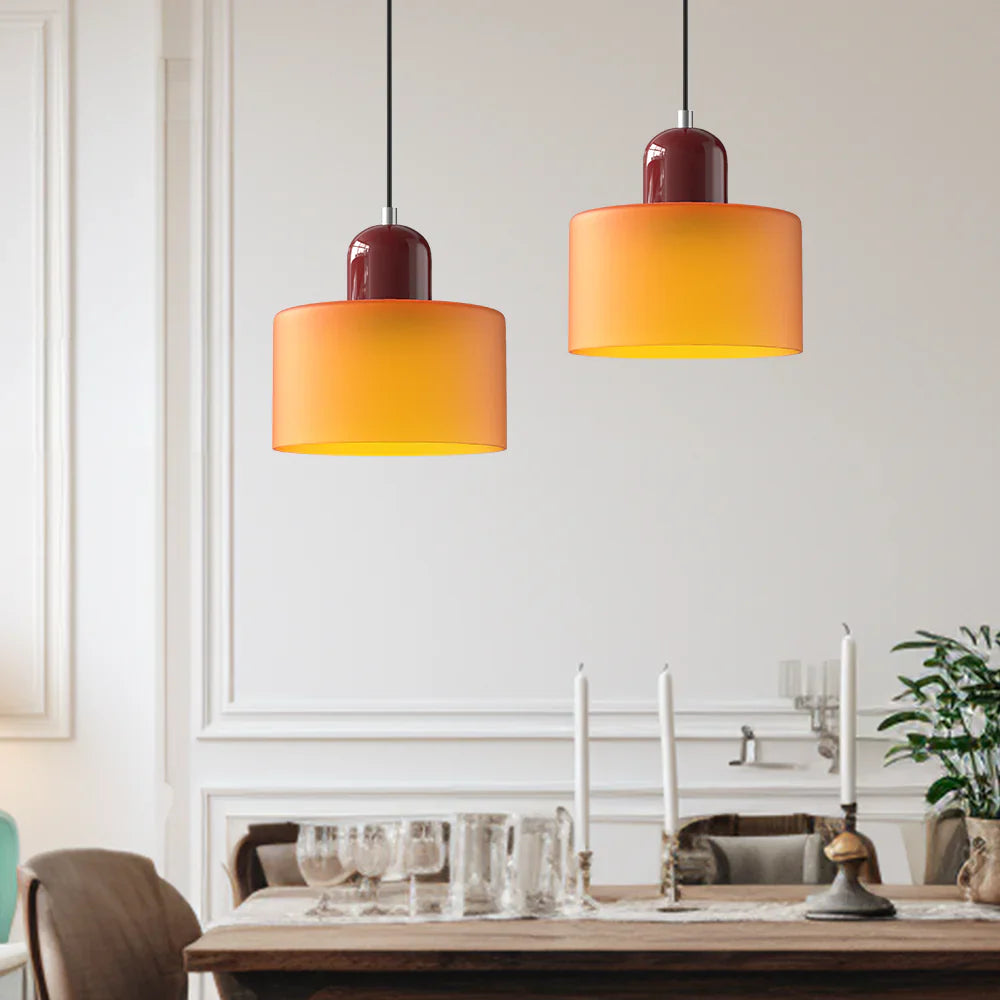 Clarina | Two-Tone Glass Pendant Light