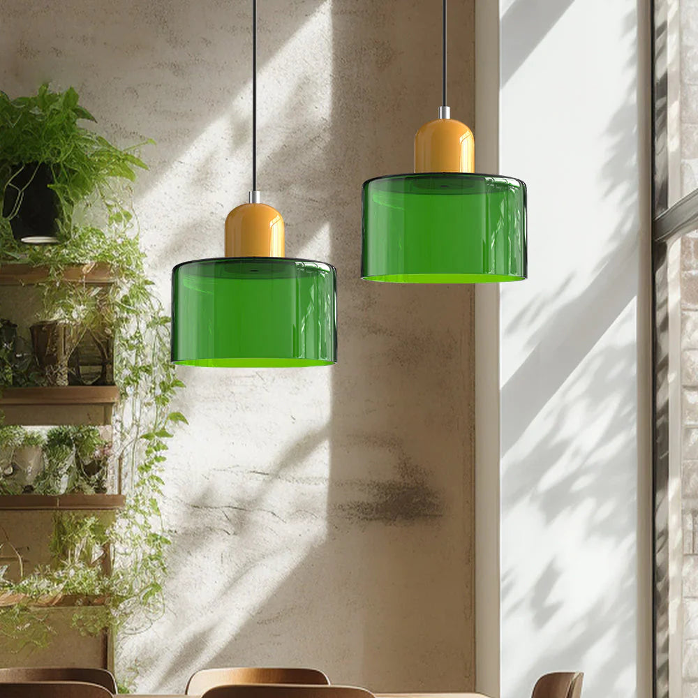 Clarina | Two-Tone Glass Pendant Light