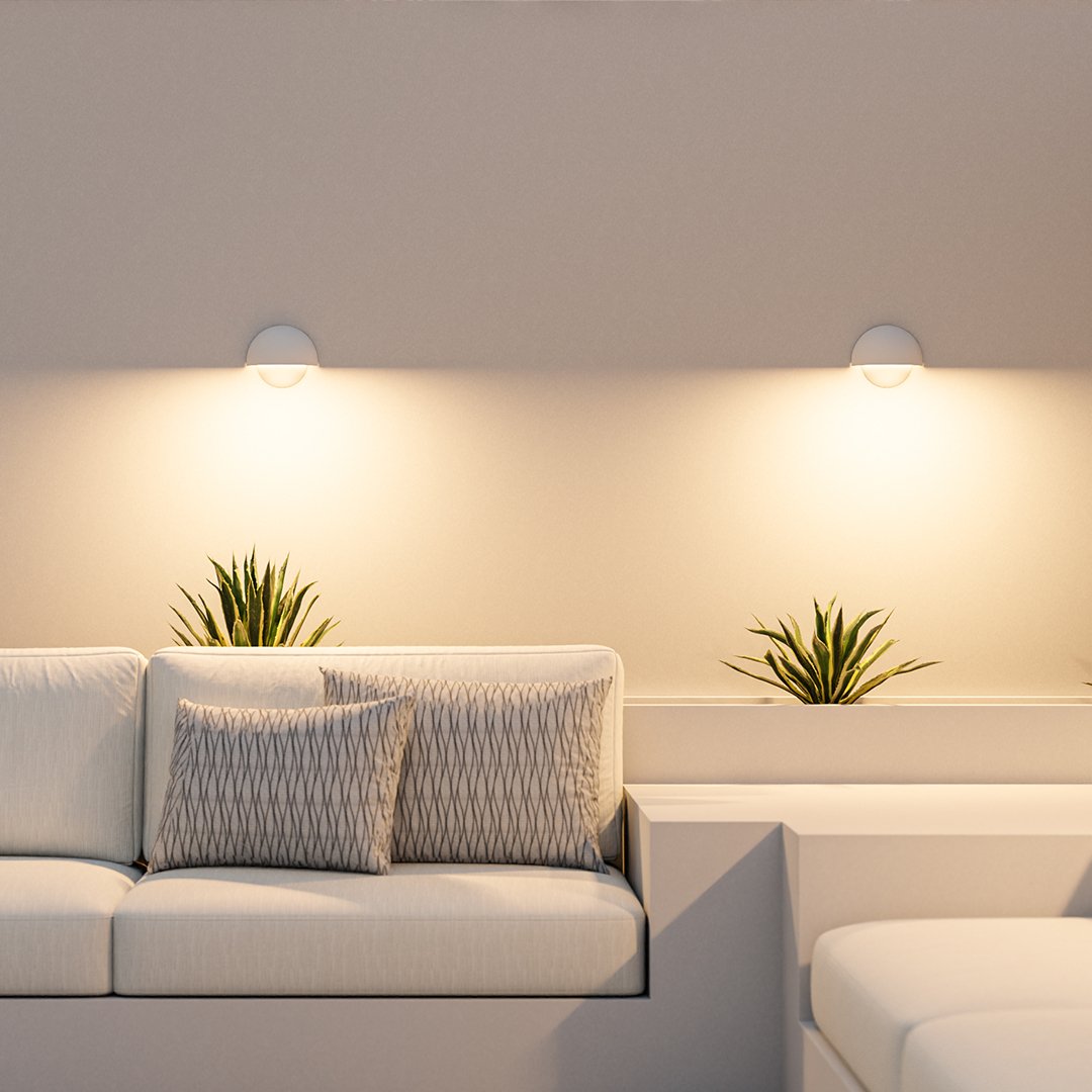 Pace | LED Wall Light with Dual Power Options
